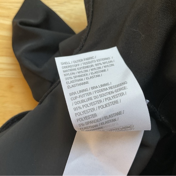 Denim & Co Beach Wrap Front Ruffle Swim Dress Size 10 - Picture 6 of 7